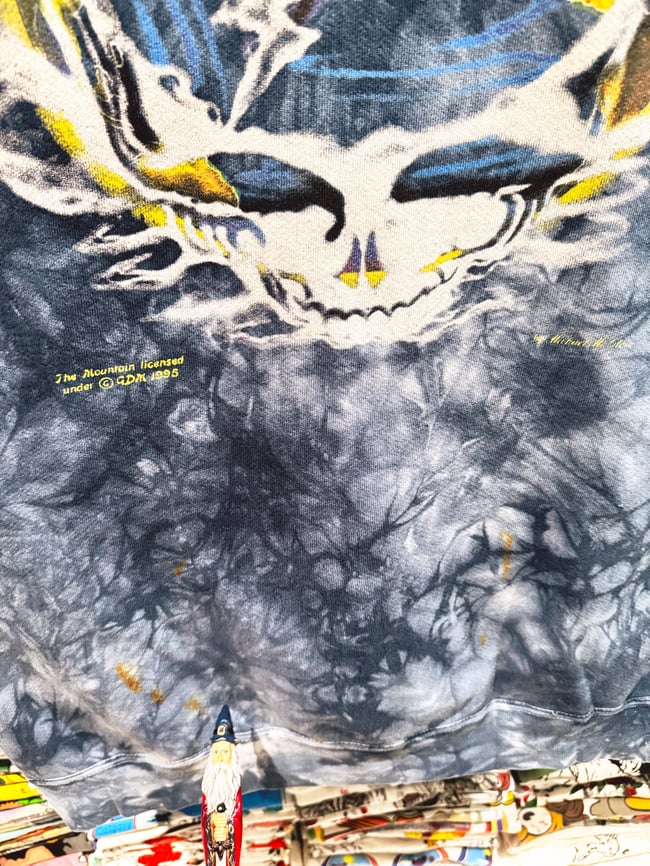 Grateful Dead 1995 Steal Your Face Earth Sweatshirt - Fits XL