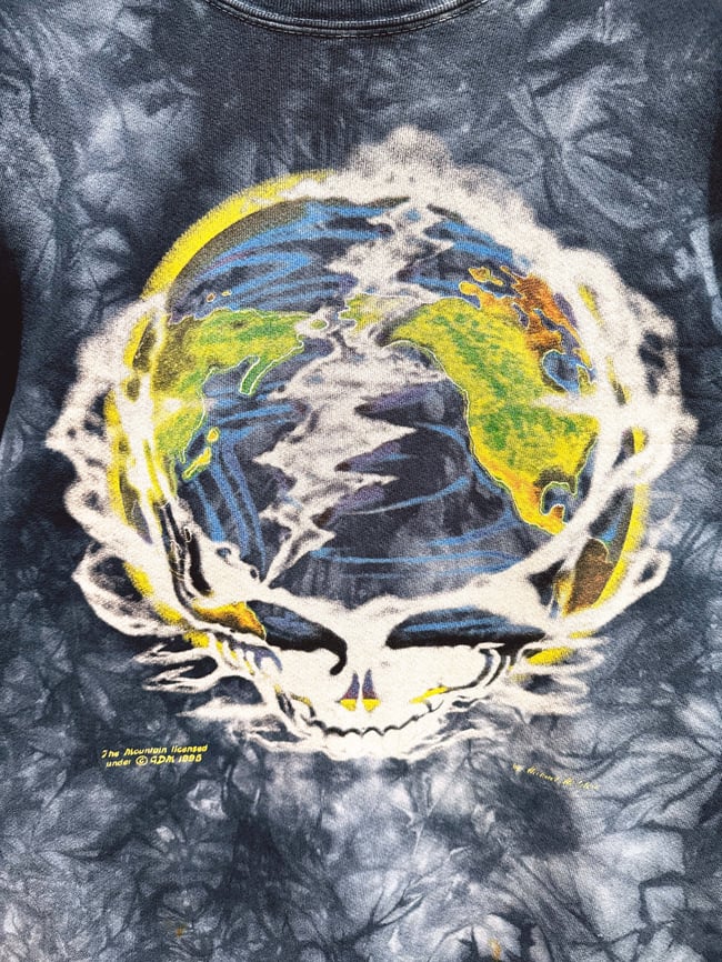 Grateful Dead 1995 Steal Your Face Earth Sweatshirt - Fits XL