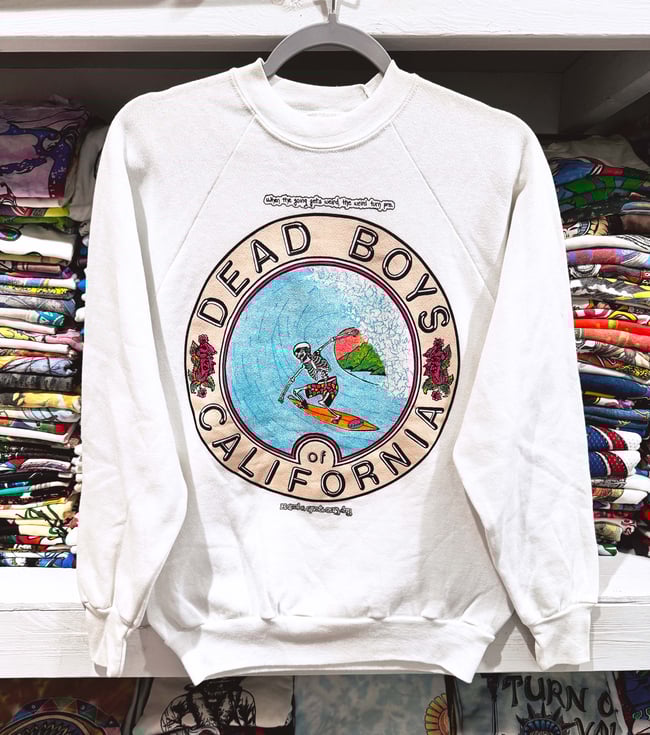 Grateful Dead 1985 'Dead Boys of California' Lot Sweatshirt - Size M (Miller Tag)