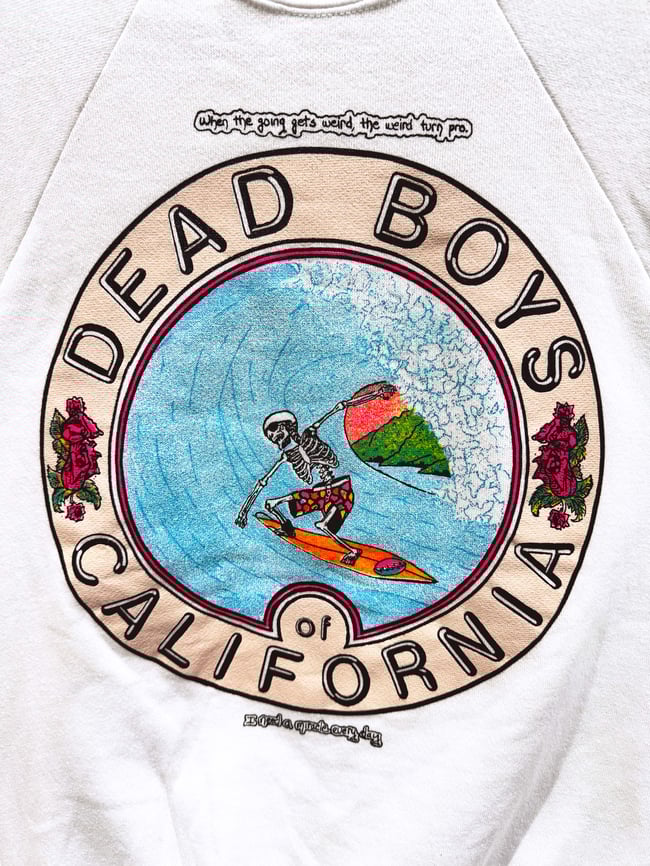 Grateful Dead 1985 'Dead Boys of California' Lot Sweatshirt - Size M (Miller Tag)