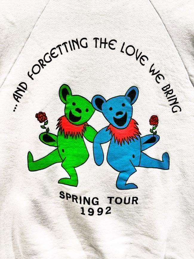 Grateful Dead 1992 Spring Tour Lot Sweatshirt - Size L/M 