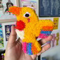 Colibrí Tufted Bag Charm