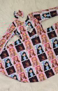 Image 1 of Bratz doll dress and bow.