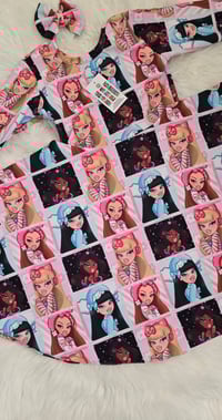 Image 2 of Bratz doll dress and bow.