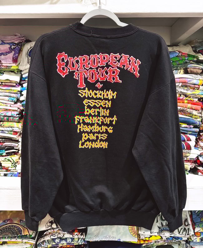 Grateful Dead 1990 European Tour Sweatshirt - Size XL