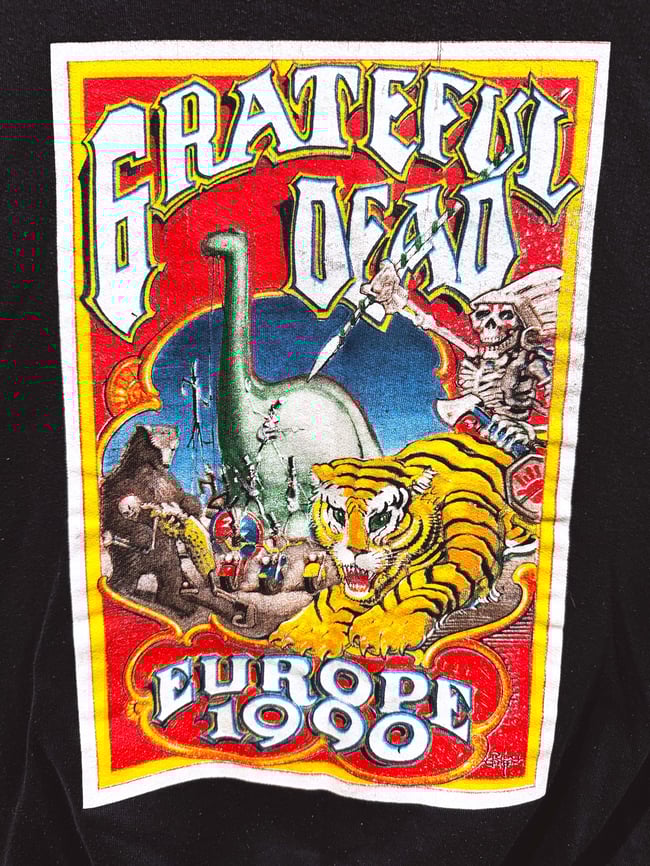 Grateful Dead 1990 European Tour Sweatshirt - Size XL