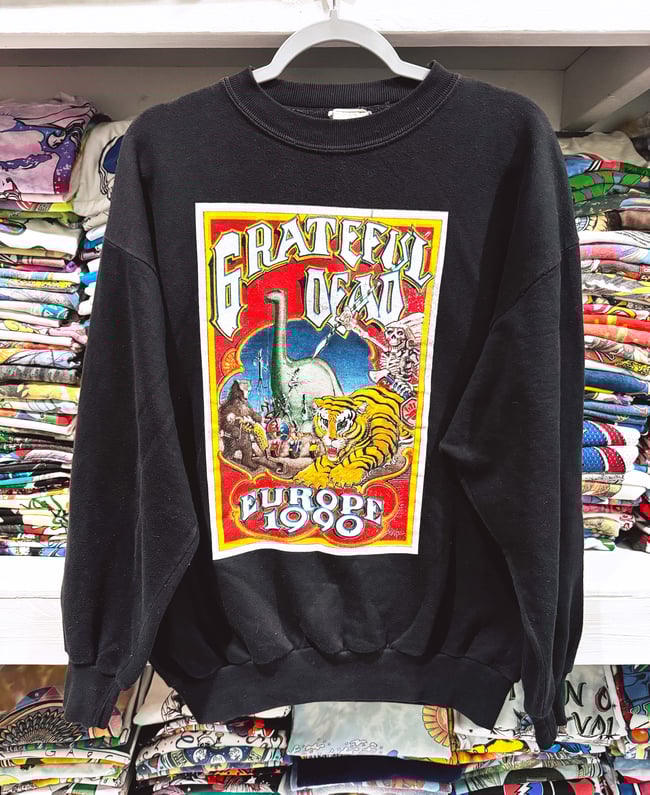 Grateful Dead 1990 European Tour Sweatshirt - Size XL