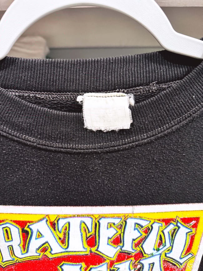 Grateful Dead 1990 European Tour Sweatshirt - Size XL