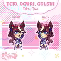 Image 2 of Gold Ship / Tokai Teio / Oguri Cap Acrylic Keychains and Stickers