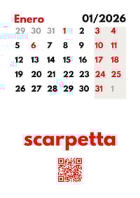 Image 4 of Calendario Panepanna 2026 - las palabras clave