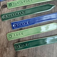 Image 3 of Ceramic Herb Plant Markers