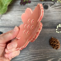Image 3 of Pink Flower Shaped Ceramic Soap Dish