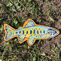 Image 3 of Wooden Fish Painting 