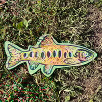 Image 4 of Wooden Fish Painting 