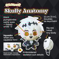 Image 2 of [TWST] Skully Plush PREORDER 