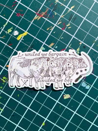 Image 1 of Union Cow Sticker