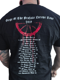 Image 2 of Defeated Sanity - 2019 Tour Shirt T-Shirt