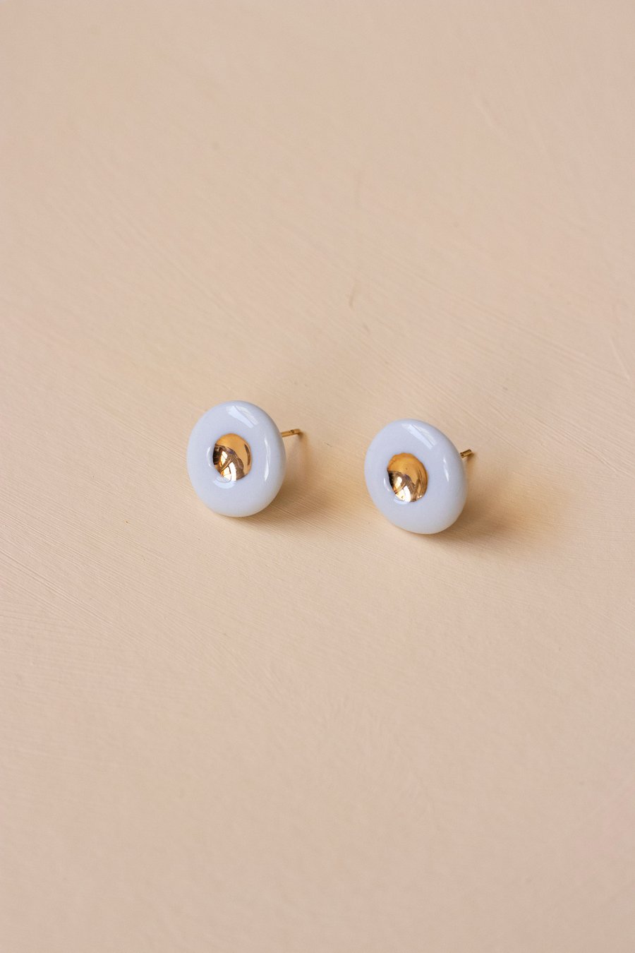 Image of OLIVIA WHITE Porcelain Earrings
