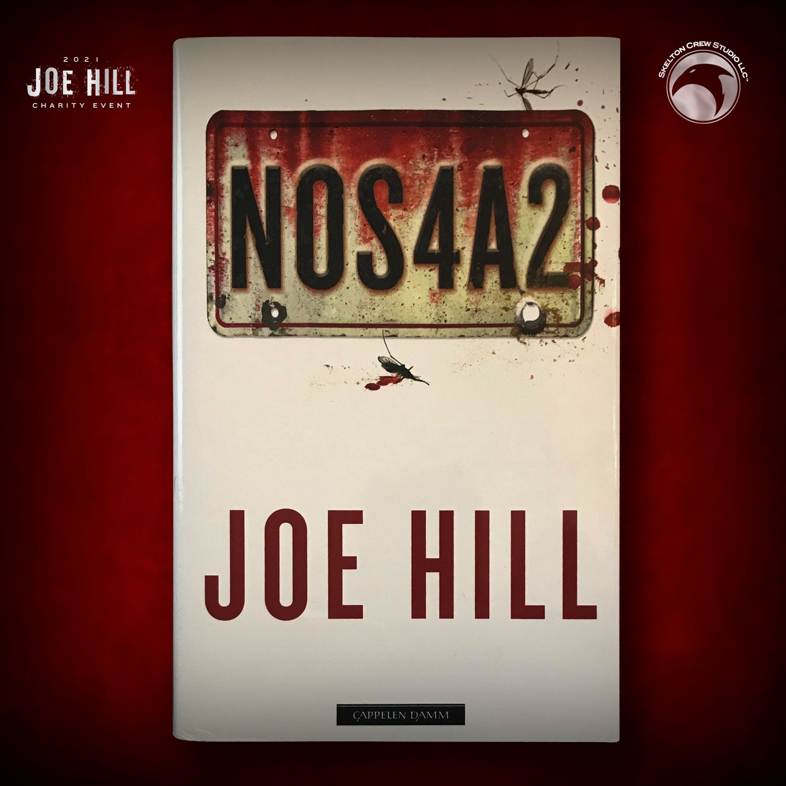 Image of JOE HILL 2025 CHARITY EVENT 34: SIGNED/DOODLED NOS4A2 HC - Lithuanian DAMAGED