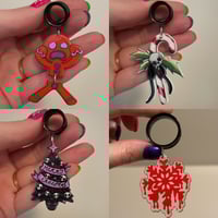 Creepy Christmas Dangles (sizes 4g-2")