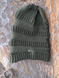 Image 1 of Olive Green Mustard Seed Beanie