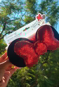 Image 1 of Minnie Mouse Bow (Spa head band set)