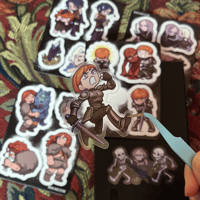 Image 3 of Fear & Hunger Mini Sticker Sheets - Funger 1 Crew