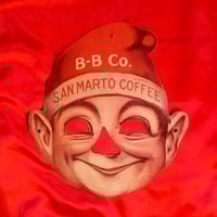 Image 1 of San Marto Coffee - Royal Garden Tea - Promotional Advertising mask (1920s-30s)