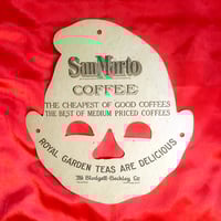 Image 2 of San Marto Coffee - Royal Garden Tea - Promotional Advertising mask (1920s-30s)