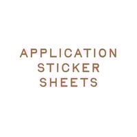 Image 1 of Nail Application Sticker Sheets