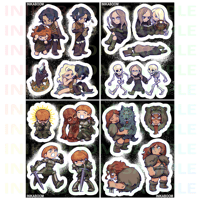 Image 1 of Fear & Hunger Mini Sticker Sheets - Funger 1 Crew