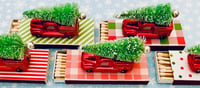 Image 2 of Red Truck with Tree Matchboxes
