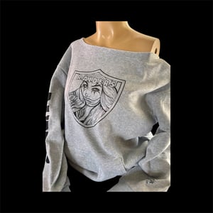 Image of Raiders Off the shoulder sweatshirt 