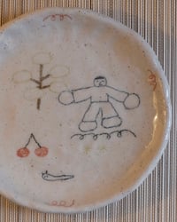 Image 1 of Happy Man with Nature Chunky Plate 