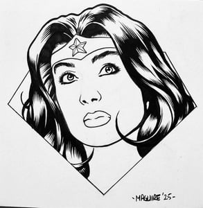 Image of Inktober Wonder Woman