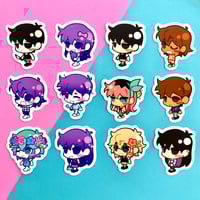 [ IN STOCK ] OMORI Character Matte Stickers