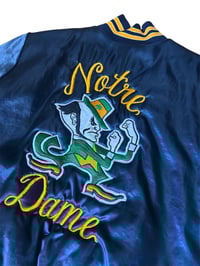 Image 4 of VINTAGE NOTRE DAME SATIN JACKET