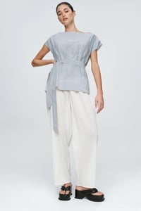 Image 3 of marle jude top blue stripe