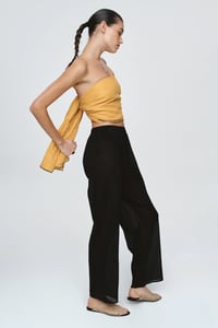 Image 1 of marle renee pant black crinkle