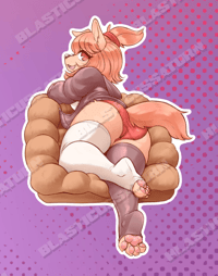 Image 2 of Biscuit's Dog Bed - Vinyl Sticker