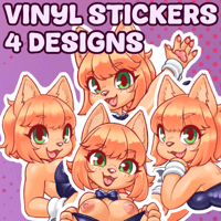 Image 1 of Rhea Poses Set 2 - Vinyl Stickers