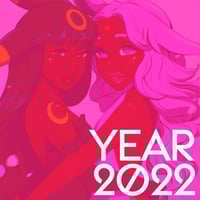 Image 1 of Blacktober Pokemon Gijinka Prints 2022 [PRE-ORDER]