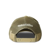 Image 4 of Mitchell & Ness LA Lakers Cream Trucker Hat