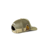 Image 3 of Mitchell & Ness LA Lakers Cream Trucker Hat