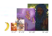 Image 3 of Blacktober Pokemon Gijinka Prints 2021 [PRE-ORDER]