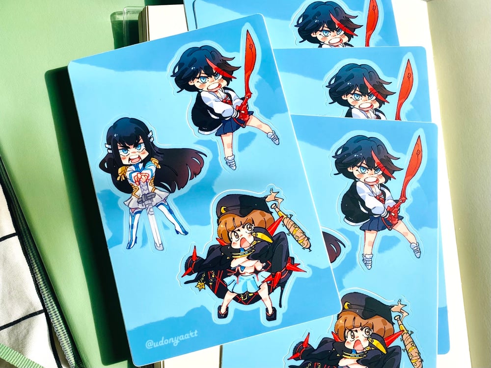 Image of Opaque Sticker Sheets (KLK, SK8)