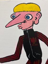 Image 5 of «All Day I Dream About Skateboarding» (2025) Original Painting by Martin Mentzoni