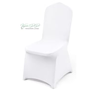 Image 1 of  Kaylabelledidi White Chair Covers Polyester Spandex Chair Cover Stretch Slipcovers