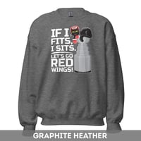 Image 4 of If I Fits, I Sits! Unisex Sweatshirt