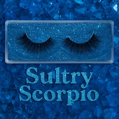 Image of Sultry Scorpio Hypnotic Curl Lash ♏️🩵💎✨